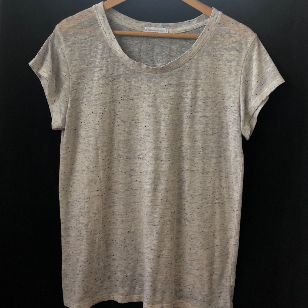 Grey and blue speckle Alternative Apparel tee